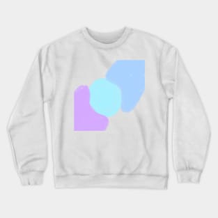 Blue purple watercolor art Crewneck Sweatshirt